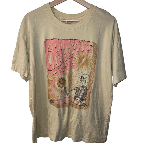 Grateful Dead American Eagle T-Shirt Summer Tour '76 Band XS/S Skeleton Rose - Picture 1 of 9